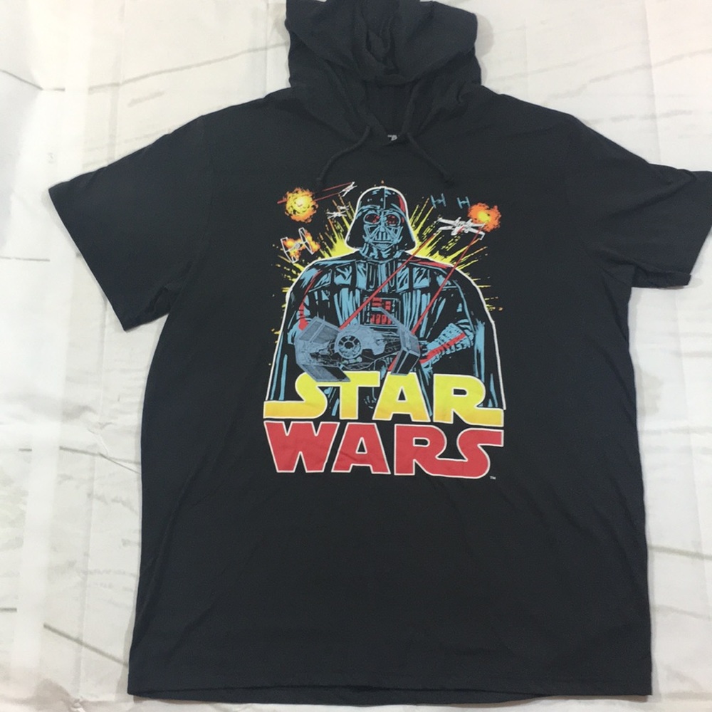 Star Wars Graphic T Shirt Hoodie size 2XL